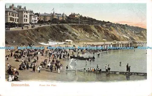 R472710 Boscombe von der Pier Autochrom Bild Briefpapier Pfau Marke