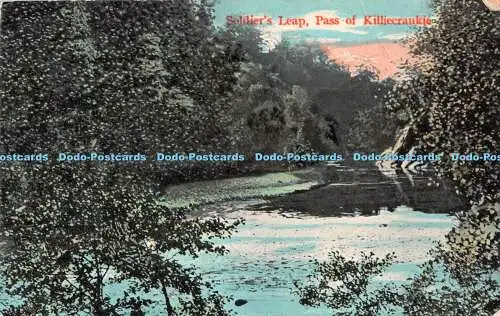 R478535 Pass of Killiecrankie Soldier Leap E S No 4185