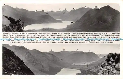 R469409 Above Crummock and Buttermere from Low Fell Looking S E Below View fro