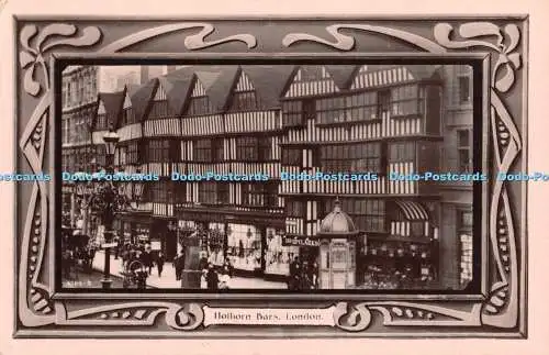 R469452 London Holborn Bars Davidson Bros Real Photographic Series