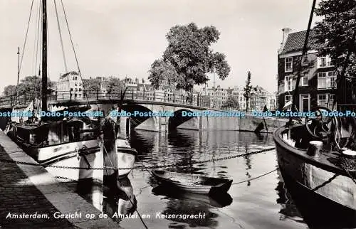 R478626 Amsterdam Gezicht op de Amstel en Keizersgracht J G v Agtmaal No 42 Van