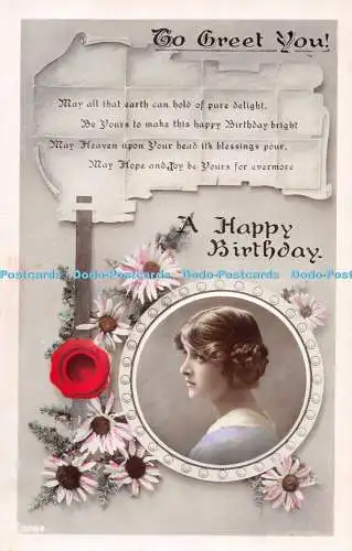 R476248 A Happy Birthday To Greet You P P C Echt Foto Serie