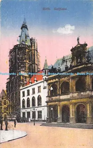 R476287 Postkarte Köln Rathaus