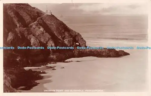R478720 Perranporth Droskyn Point and Blowhole Philco Publishing RP