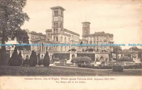 R473013 Isle of Wight Osborne House Where Queen Victoria Died The King Geschenk an t