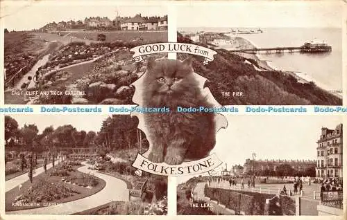 R473014 Viel Glück von Folkestone The Pier The Leas Valentine Maison Faraoni