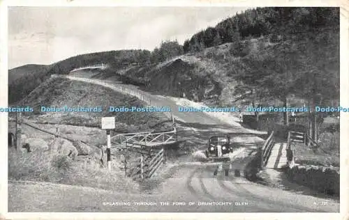 R469600 Splashing Through the Ford of Drumtochy Glen J B White 1955