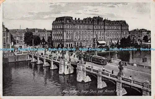 R478765 Amsterdam Hooge Sluis met Amstel Hotel J Sleding