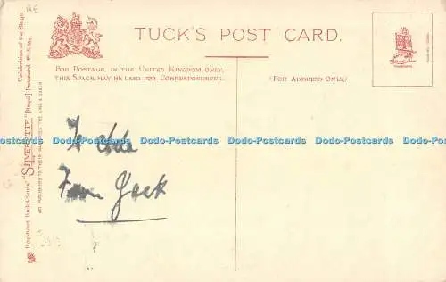 R476434 Miss Marie Studholme Tuck Silverette Postkarte Nr. S 554 Bassano