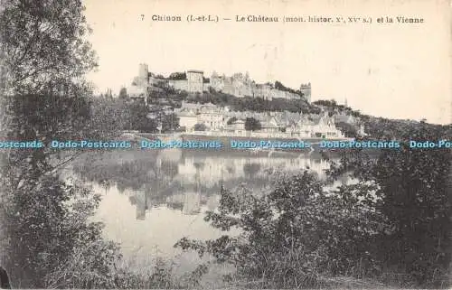 R469738 Chinon Le Chateau mon histor X XV s et la Vienne R Dorange