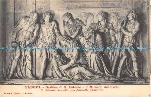 R473167 Padova Basilica di S Antonio I Miracoli del Santo P Minotti