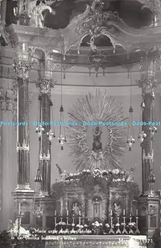 R476535 Maria unter den vier Saulen in der Basilika Innsbruck Wilten Monopol Sch