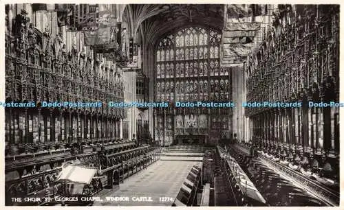 R469777 Windsor Castle St Georges Chapel The Choir J Salmon