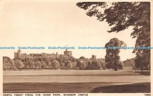 R469781 Windsor Castle North Front from the Home Park J Salmon 1949