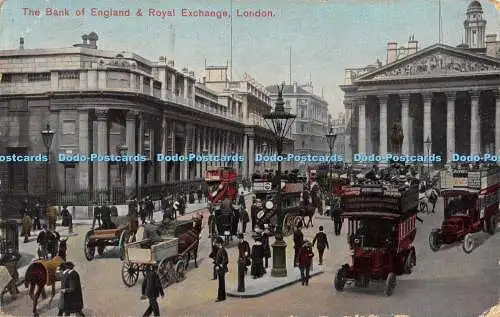 R469782 London The Bank of England and Royal Exchange W H S and S Aldwych Series