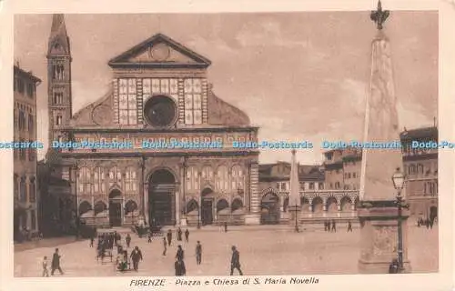 R478943 Firenze Piazza e Chiesa di S Maria Novella