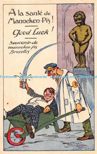 R476558 Bruxelles Souvenir de Manneken Pis Good Luck Albert No 10