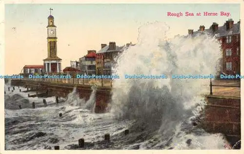 R469803 Rough Sea at Herne Bay British Production 1936