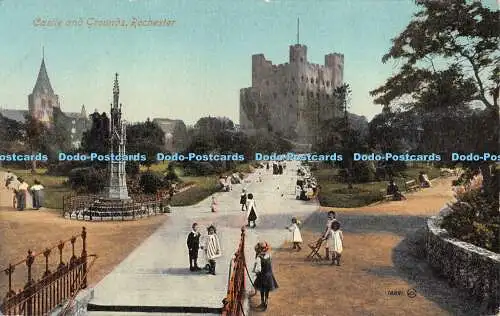 R473281 Rochester Castle and Grounds H J D Serie C