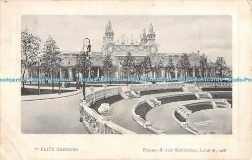 R473304 London Franco British Exhibition In Elite Gardens Valentine