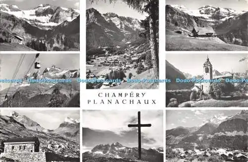 R473368 Champery Planachaux A Deriaz Postkarte