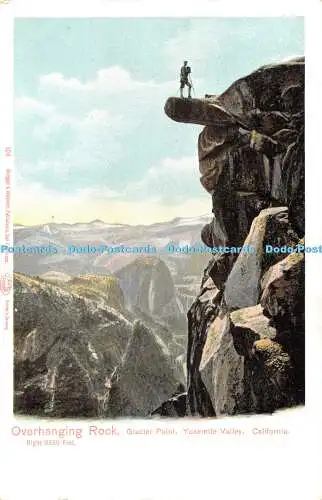 R476719 Overhanging Rock Glacier Point Yosemite Valley California Goeggel and We