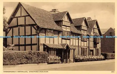 R473408 Stratford Upon Avon Shakespeare Birthplace H and J Busst