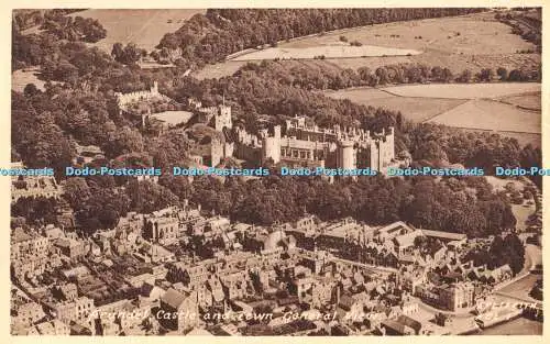 R470000 Arundel Castle and Town General View F Frith