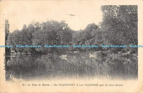 R473444 Le Tour de Marne De Champigny a La Varenne Par la Rive Droite 1927