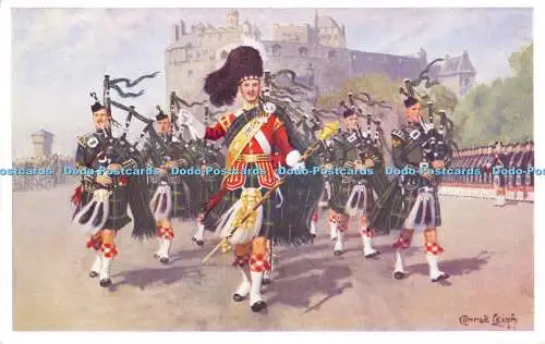 R470034 Pfeifen und Trommeln der Gordon Highlanders Whiteholme A Hail Caledonia Pr