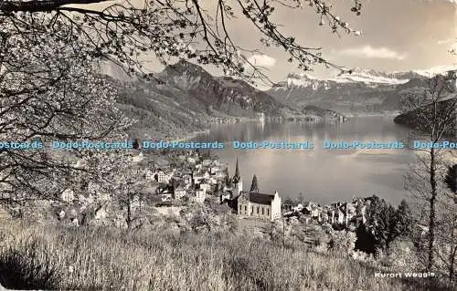 R476817 Kurort Weggis am Vierwaldstattersee Nieder und Oberbauen Burgi 1964