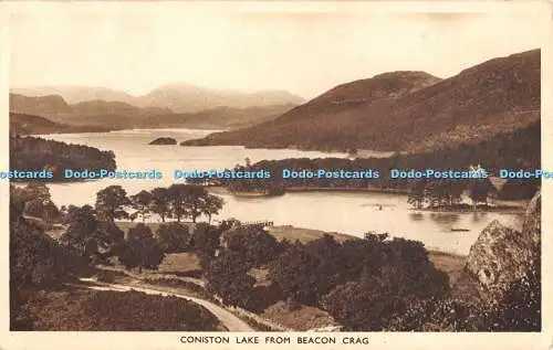 R476840 Coniston Lake aus Beacon Crag G P Abraham 1945