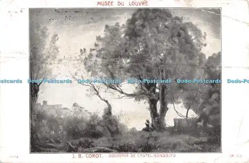 R470108 Musee du Louvre Souvenir de Castel Gondolfo J B Corot