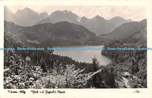 R479297 Füssen Allg Blick v d Jugend z Alpsee E Kohlbauer RP