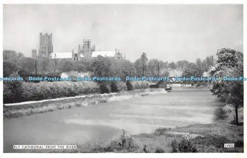 R470184 Ely Cathedral from the River J Salmon Photostyle