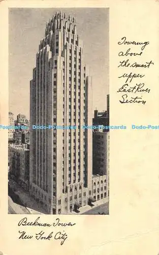 R473634 New York City Beekman Tower Upper East River Section Manhattan Art Press