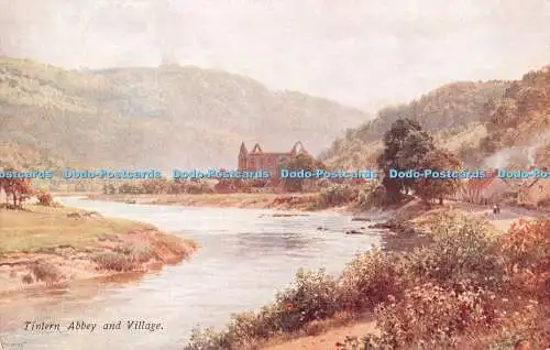 R479414 Tintern Abbey and Village The Wye A and C Black Series No 40 A G Bradley