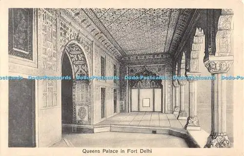 R470309 Queens Palace in Fort Delhi Lal Chand