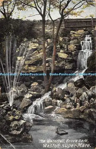 R473750 Weston Super Mare The Waterfall Grove Park F Hartmann