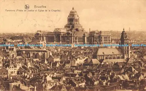 R479490 Bruxelles Panorama Palais de Justice et Eglise de la Chapelle Nels J und