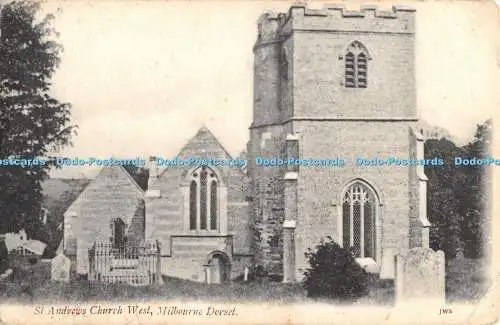 R470343 Milbourne Dorset St Andrews Church West J W S