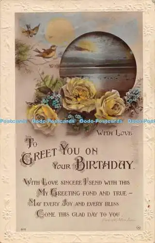 R473820 To Greet You on Your Birthday Roses