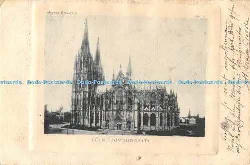 R470408 Coln Domsudseite Mignon Gravure 6 1906