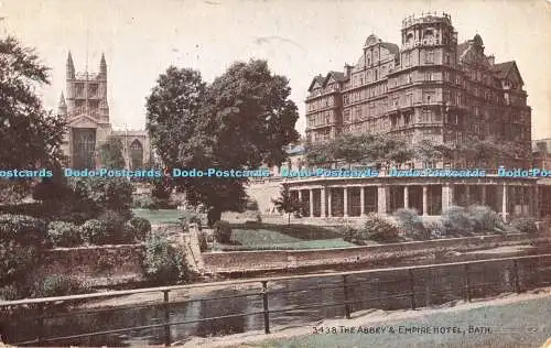 R470439 Bath The Abbey and Empire Hotel J Salmon Sepio Style 1925