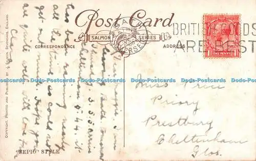 R470439 Bath The Abbey and Empire Hotel J Salmon Sepio Style 1925