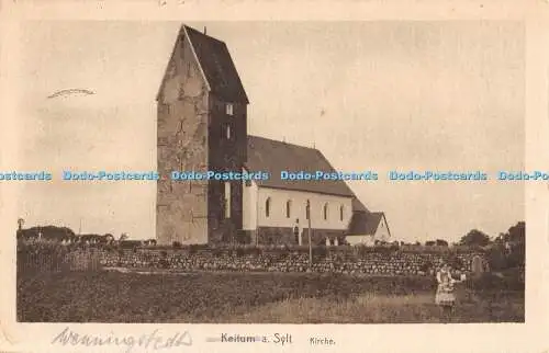 R477244 Keitum a Sylt Kirche J Wollstein No 43 1920