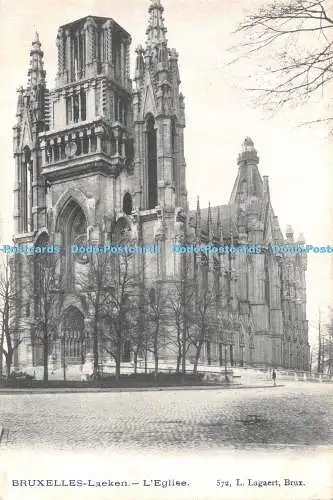 R473929 Bruxelles Laeken L Eglise L Lagaert 1904