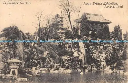 R470534 In Japanese Gardens Japan British Exhibition Valentine 1912