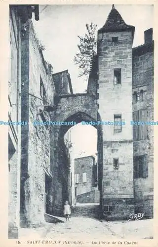 R473978 Saint Emilion Gironde La Porte de la Cadene G Artaud Gaby Marque Deposee