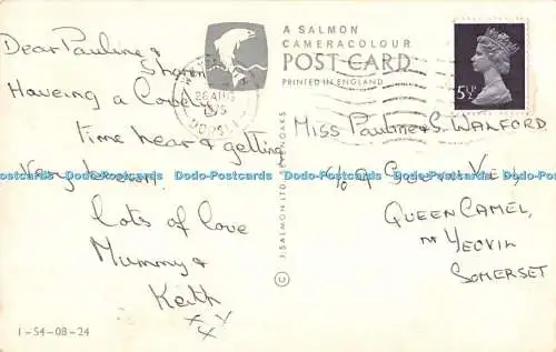 R479749 Weymouth Bowleaze Cove J Salmon Postkarte